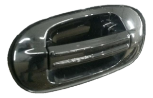 2003-2014 Ford Expedition Black Exterior Door Handle - Rear, Left (Driver) (Used OEM)