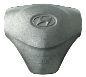 2008-2011 Hyundai Accent Black Steering Wheel Air Bag (Used OEM)