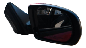 2017-2021 Jeep Compass Red Power Door/Side View Mirror - Right (Passenger) (Used OEM)