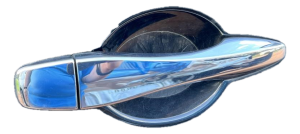 2013-2020 Nissan Pathfinder Black Chrome Exterior Door Handle Assembly - Front, Right (Passenger) (Used OEM)
