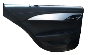 2013-2014 Cadillac ATS Black Door Interior Trim Panel - Rear, Left (Driver) (Used OEM)