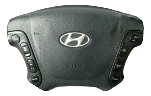 2007-2009 Hyundai Santa Fe Black Steering Wheel Air Bag (Used OEM)