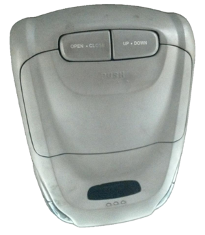 2003-2004 Hyundai Santa Fe Gray Floor Shift Console Panel (Used OEM)