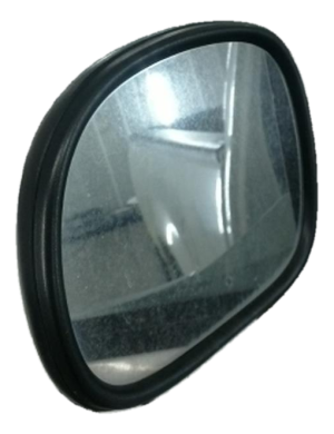 1997 Ford F-250 Black Manual Door/Side View Mirror - Left (Driver) (Used OEM)