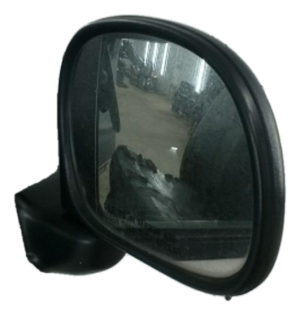 1997 Ford F-250 Black Manual Door/Side View Mirror - Right (Passenger) (Used OEM)