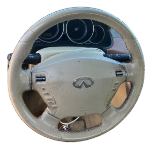 2007 INFINITI M35 Tan Tilt Steering Column with Cruise and Radio Controls (Used OEM)