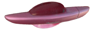 2015-2019 Hyundai Sonata Burgundy Exterior Door Handle Assembly - Rear, Left (Driver) (Used OEM)