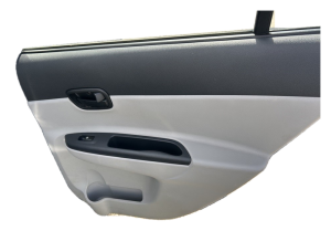 2006-2011 Hyundai Accent Gray Door Interior Trim Panel - Rear, Right (Passenger) (Used OEM)