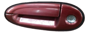 2014-2020 Nissan Rogue Red Exterior Door Handle without Smart Key - Front, Left (Driver) (Used OEM)