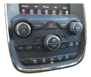 2018-2020 Dodge Durango Black Automatic Temperature Control Module (Used OEM)