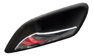 2016 Chevrolet Cruze Limited Black Chrome Interior Door Handle - Front, Left (Driver) (Used OEM)