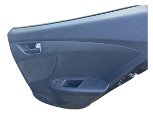 2012-2017 Hyundai Veloster Black Door Interior Trim Panel - Rear, Right (Passenger) (Used OEM)