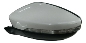 2011-2016 Volkswagen Jetta White Power Door/Side View Mirror - Left (Driver) (Used OEM)