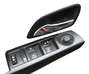 2016 Chevrolet Cruze Limited Black Interior Door Handle - Front, Left (Driver) (Used OEM)
