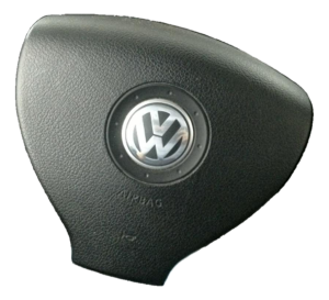 2005-2007 Volkswagen Jetta Black Steering Wheel Air Bag - Left (Driver) (Used OEM)