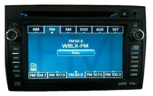 2010-2012 GMC Acadia AM FM Audio Video Disc Radio Receiver (Used OEM)