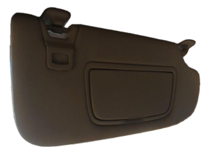 2016-2018 Lincoln MKX Tan Illuminated Sun Visor with Bluetooth - Right (Passenger) (Used OEM)