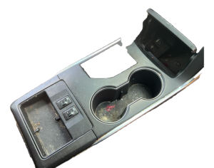 2015-2017 Toyota Camry Black Floor Console Panel with Wireless Charger (Used OEM)