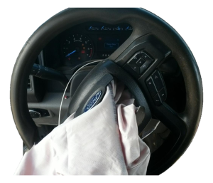 2017-2018 Ford F-550 Super Duty Black Manual Tilt and Telescopic Steering Column with Shifter (Used OEM)