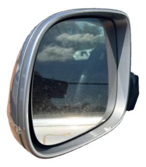 2007-2009 Audi Q7 Silver Power Door/Side View Mirror - Left (Driver) (Used OEM)