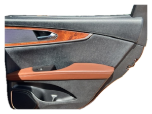 2016-2018 Lincoln MKX Black Door Interior Trim Panel - Rear, Right (Passenger) (Used OEM)