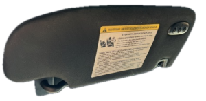 2016-2018 Lincoln MKX Black Sun Visor with Garage Door Opener - Left (Driver) (Used OEM)