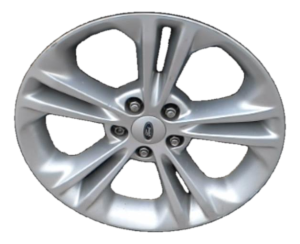 2010-2012 Ford Taurus Silver 18x7.5 10-Spoke Silver Painted Alloy Wheel (Used OEM)
