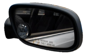 2013-2019 Ford Police Interceptor Sedan Silver Power Door/Side View Mirror - Right (Passenger) (Used OEM)