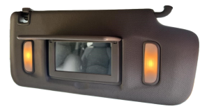 2007-2017 GMC Acadia Gray Illuminated Vanity Mirror Sun Visor - Right (Passenger) (Used OEM)