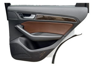 2014-2017 Audi SQ5 Black Door Interior Trim Panel - Rear, Right (Passenger) (Used OEM)