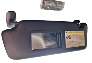 2014 Audi SQ5 Black Sun Visor with Vanity Mirror - Left (Driver) (Used OEM)