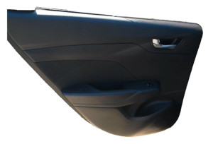 2018-2022 Hyundai Accent Black Door Interior Trim Panel with Power Windows and Locks - Rear, Left (Driver) (Used OEM)