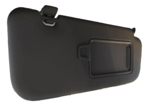 2018-2023 Kia Rio Gray Sun Visor without Sunroof - Right (Passenger) (Used OEM)