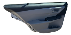 2015-2017 Toyota Camry Gray Door Interior Trim Panel - Rear, Left (Driver) (Used OEM)