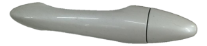 2014-2018 Kia Forte White Exterior Door Handle - Rear, Left (Driver) (Used OEM)