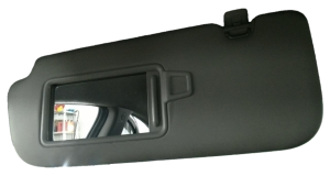 2017-2018 Kia Forte Gray Sun Visor without Sunroof - Left (Driver) (Used OEM)