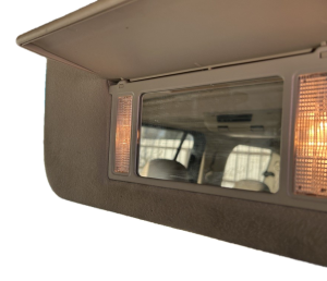 2003-2005 Lincoln Navigator Tan Sun Visor with Roof Console - Right (Passenger) (Used OEM)