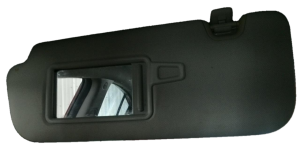 2014-2016 Kia Forte Gray Sun Visor without Sunroof without Illuminated Mirror - Left (Driver) (Used OEM)