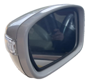 2009-2014 Hyundai Genesis White Power Door/Side View Mirror - Left (Driver) (Used OEM)