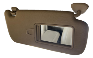 2009-2014 Hyundai Genesis Tan Sun Visor without Sunroof - Right (Passenger) (Used OEM)