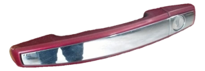 2012-2016 Buick Regal Red Exterior Door Handle Assembly with Chrome Insert - Front, Left (Driver) (Used OEM)