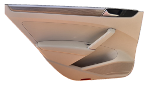 2016-2019 Volkswagen Passat Tan Door Interior Trim Panel - Rear, Left (Driver) (Used OEM)