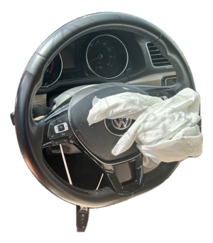 2016-2021 Volkswagen Passat Tan Tilt Steering Column with Cruise and Radio Controls (Used OEM)