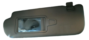 2011-2016 Kia Optima Gray Illuminated Sun Visor - Left (Driver) (Used OEM)