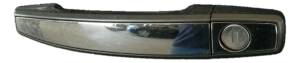 2012-2016 Buick Regal Gray Exterior Door Handle Assembly with Chrome Insert - Front, Left (Driver) (Used OEM)