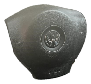 2012-2015 Volkswagen Passat Black Steering Wheel Air Bag - Left (Driver) (Used OEM)