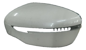2014-2020 Nissan Rogue White Power Heated Door/Side View Mirror with Signal Lamp - Left (Driver) (Used OEM)