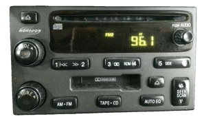2001-2006 Hyundai Santa Fe Monsoon AM/FM Cassette CD Player Radio Receiver (Used OEM)