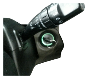 2002-2006 Hyundai Santa Fe Black Tilt Steering Column with Cruise Control (Used OEM)