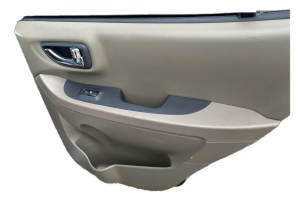 2001-2006 Hyundai Santa Fe Tan Door Interior Trim Panel - Rear, Right (Passenger) (Used OEM)